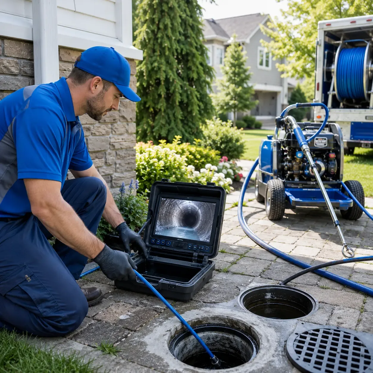 Outdoor drain cleaning professionals serving Farmington, PA